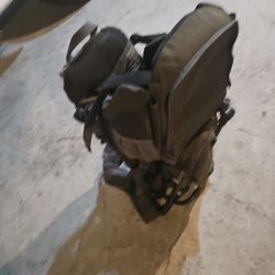 Baby seat for camping.