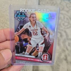 Cameron Brink University Bowman Chrome 1st Bowman Refractor Rookie Basketball Card/taking Offers 