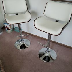 2 Mid Century Style Stools 
