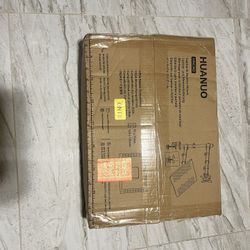 HUANUO Dual Monitor & Laptop Mount – Adjustable Desk Arm w/ Laptop Tray