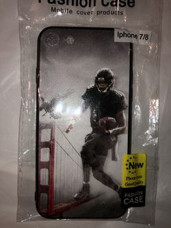 iphone 7\8 case hard graphic NFL phone case