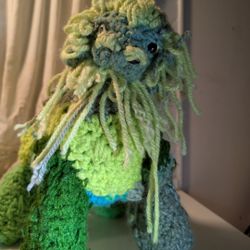 Handmade Crochet Dragon 