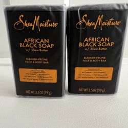 Shea Moisture African Black Soap 2 Ct