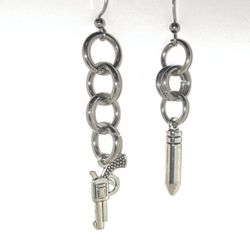 Punk Goth Halloween Earrings