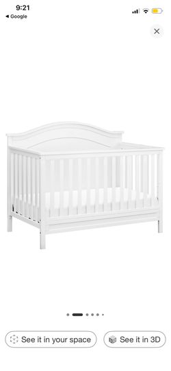 Crib and mattress