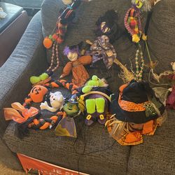 Box of Halloween, collectible, dolls, and figures
