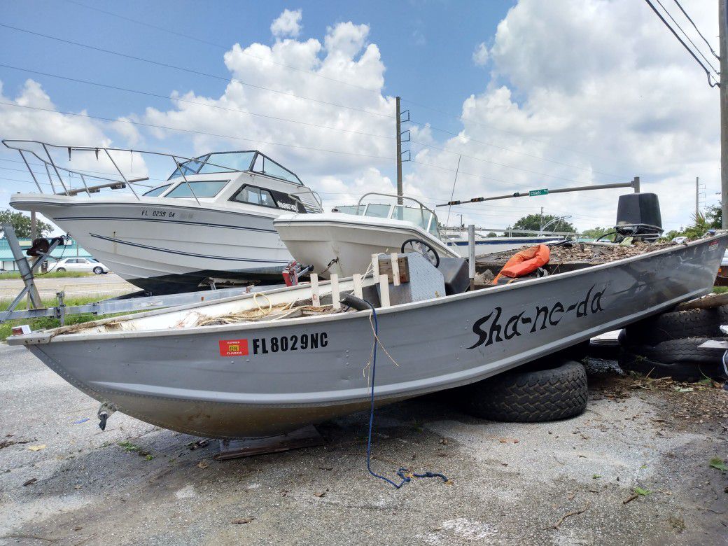 16ft Aluminum Bass Tracker Project With Evinrude Outboard