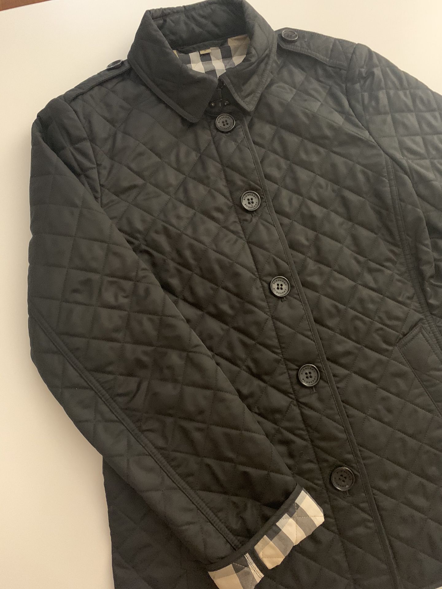 Women’s Burberry Black Medium Quilted Ashurst Jacket