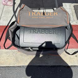 Portable Traeger grill