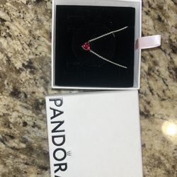 Pandora Heart Necklace 