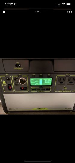 Goal zero yeti 1400 v2 lithium power generator