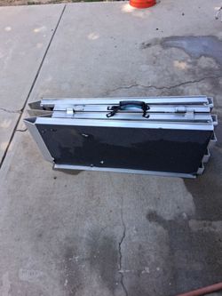 Wheelchair ramp.Trifolding