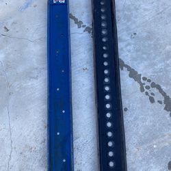 2 steel motorcycle ramps