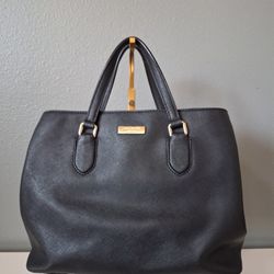 Kate Spade Black Laurel Way Evangelie Saffiano Leather Handbag