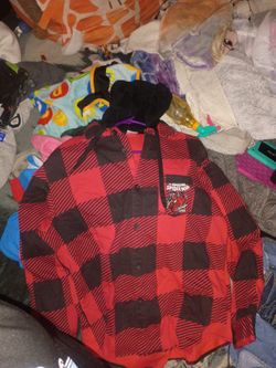 Spideman Flannel Mens Hoodie
