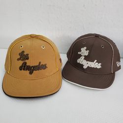 LA Los Angeles Cap Hat Fitted  7 3/8