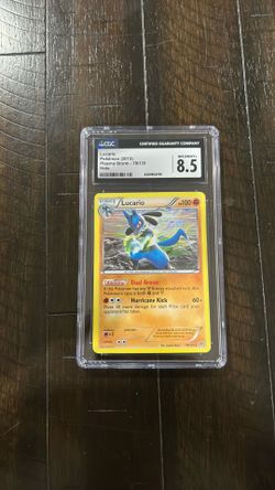 CGC 8.5 Lucario 78/135 Plasma Storm Holo ENG Pokemon TCG 2013 LOW POP