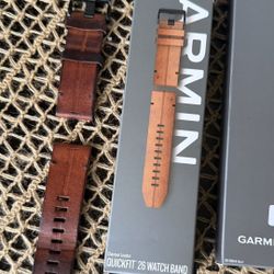 Garmin 26mm Leather Band