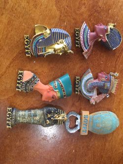 11 Egyption Magnetic Pharos, for $10 each.
