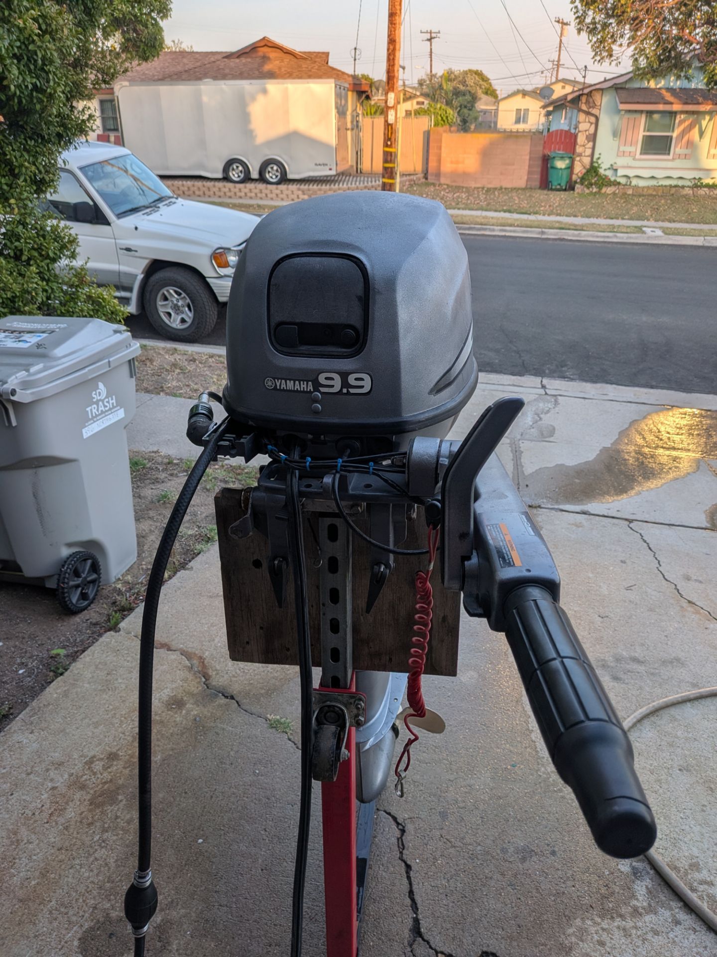 2006 Yamaha 9.9 hp outboard boat motor