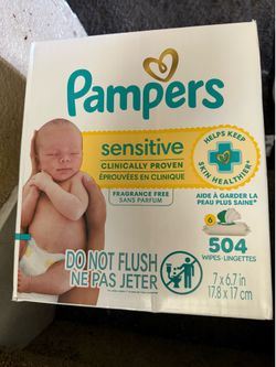 Pampers wipes 504