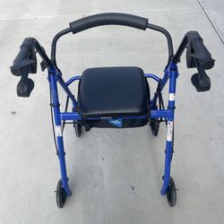 Sit down walking chair in good shape 250 pounds capacity