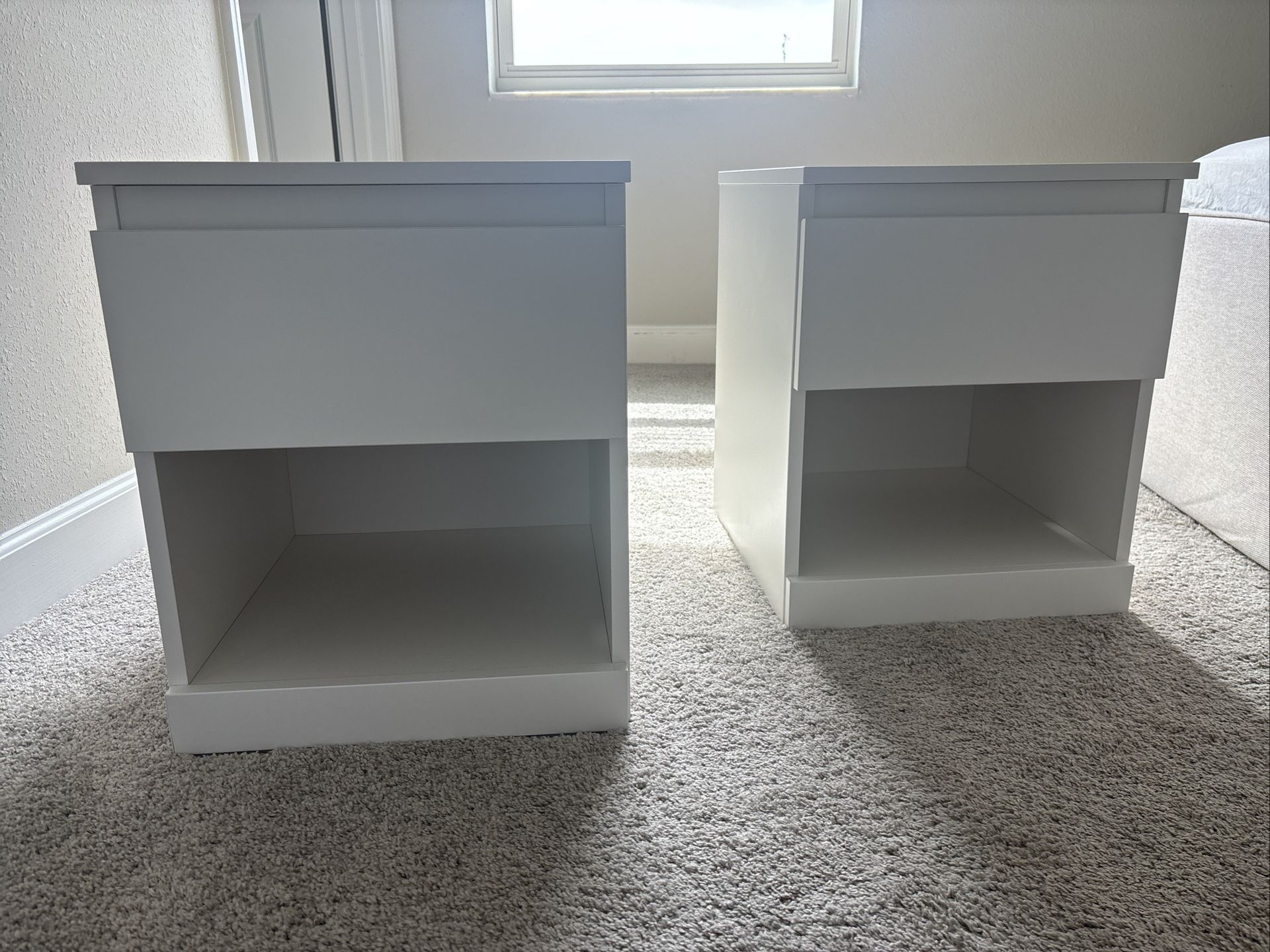 Nightstand Set of 2, IKEA, White