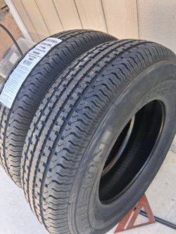 4 new trailer tires 205/75/15...Arisun,,10 plys