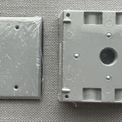 ELECTRICAL OUTLET BOX WITH COVER 