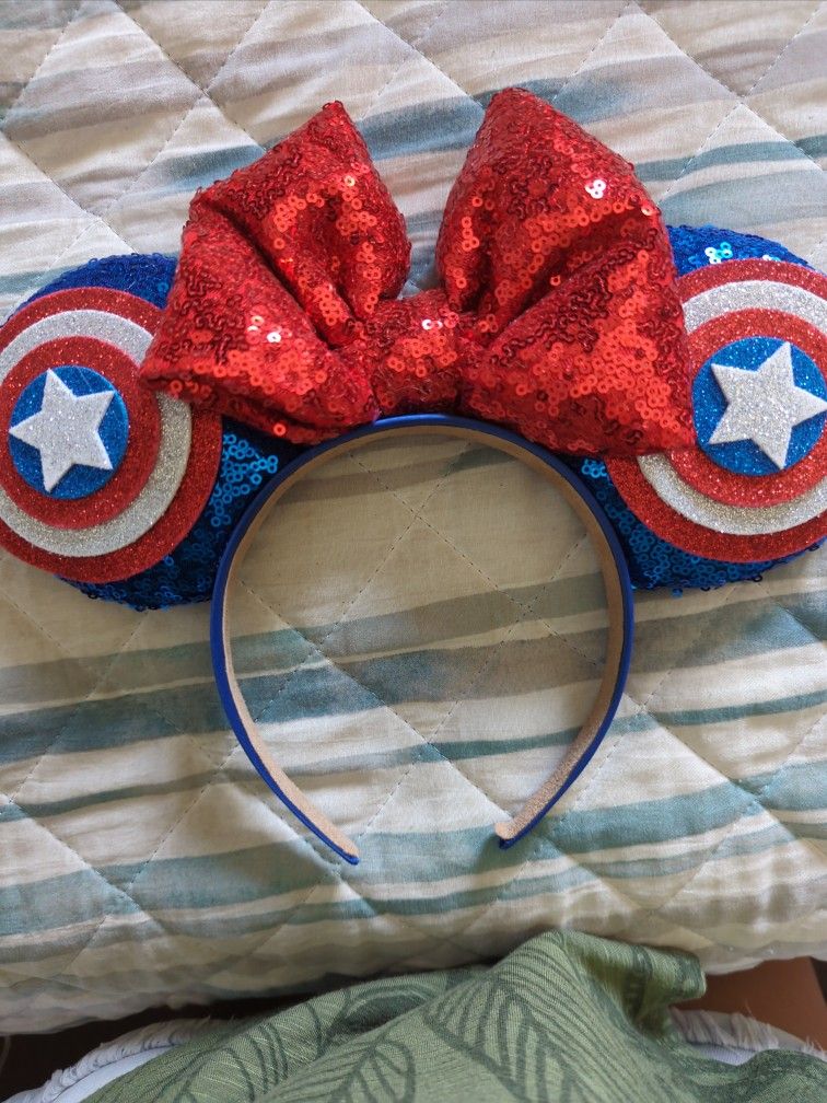 Captain America Mickey Mouse Disney Ears