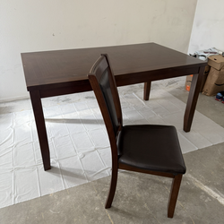 Table with one chair