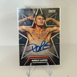2024 ONYX UFC Diego Lopes ON CARD AUTO /550