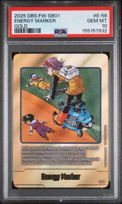 Dragon Ball Fusion World Energy Marker PSA 10