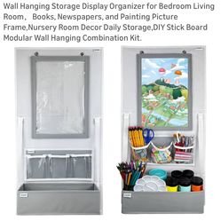 Wall Hanging Storage Display Organizer for Bedroom Living Room