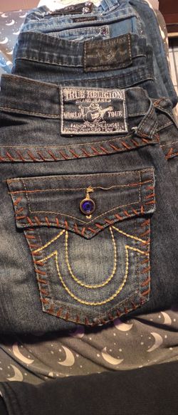 True Religion and Miss Me jeans