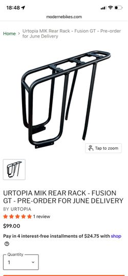 Urtopia MIK Rear Rack - Fusion GT