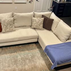 2-piece Sectional Sofa (Beige)