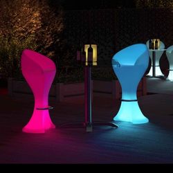 LED LIGHT COCKTAIL CHAIRS 