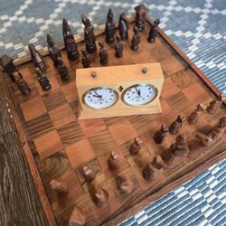 Chess Set With Clock