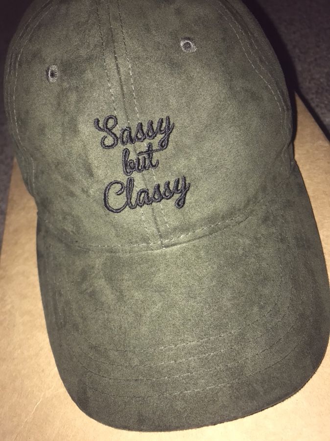Sassy but Classy Velcro Strap Hat