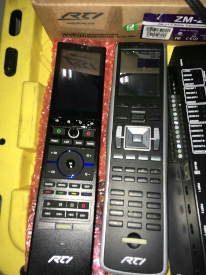 RTI XP6 T3X T2C and RM24 remote control system
