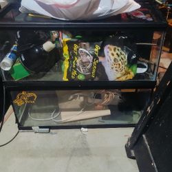 3 Fish Tanks 2 20 Gallon And 1 50 Gallon. 