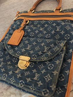 Louis Vuitton Monogram Denim Tote Bag on SALE