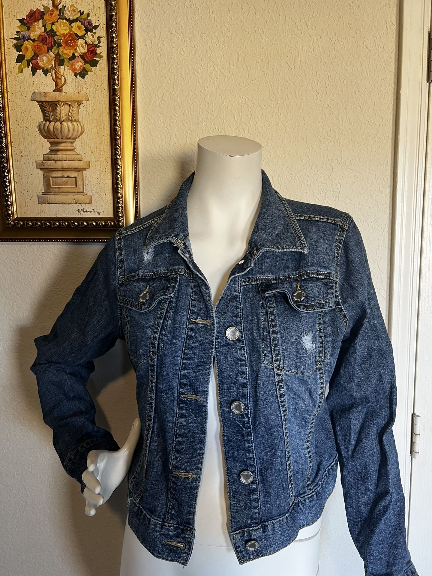Ana Ladies Denim Jacket Size M 