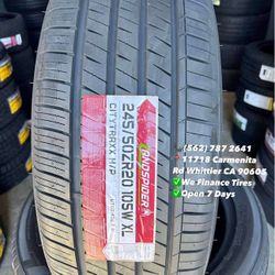 245/50R20 Landspider New Set of Tires Installed and Balanced Set de Llantas Nuevas Instaladas y Balanceadas