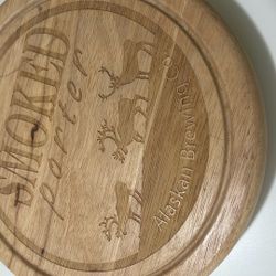 Alaskan Brewing Company Charcuterie Serving board Wood 