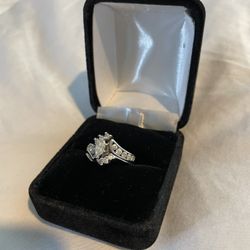 Diamond 14k White Gold Engagement Ring 