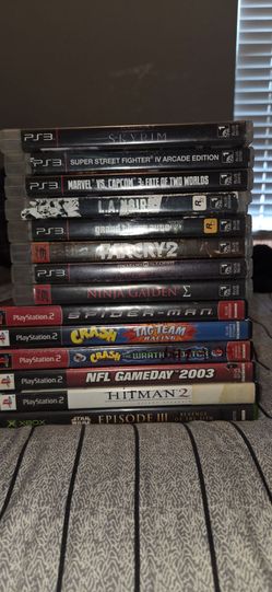 Ps2 and ps3 games