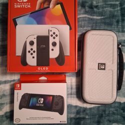 Nintendo Switch OLED Model Bundle (Good Condition)