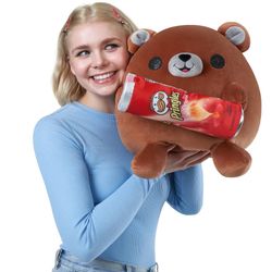 *NEW* Zuru Snackles Terry Teddy Bear W/ Pringles 14" Jumbo Plush